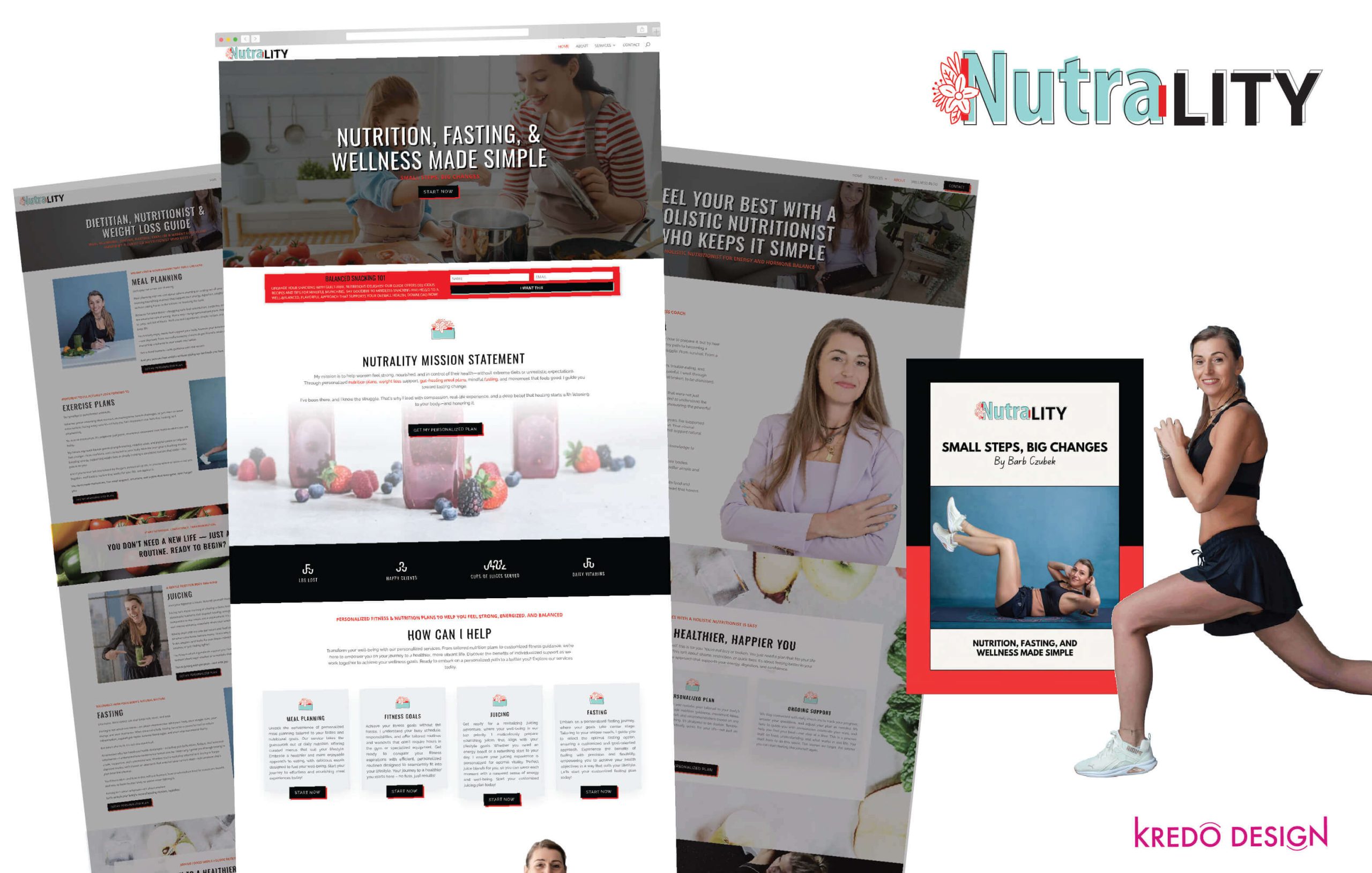 Nutrality nutritionists website design