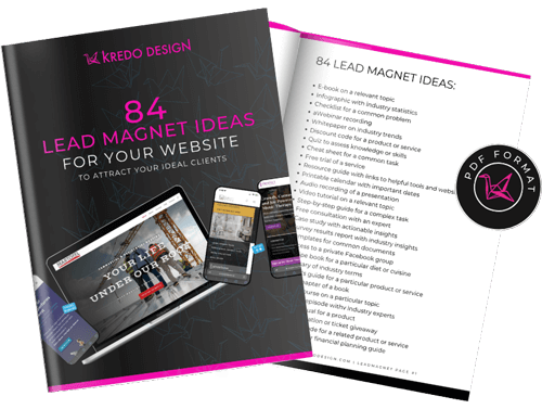 84 lead magnets for your website book